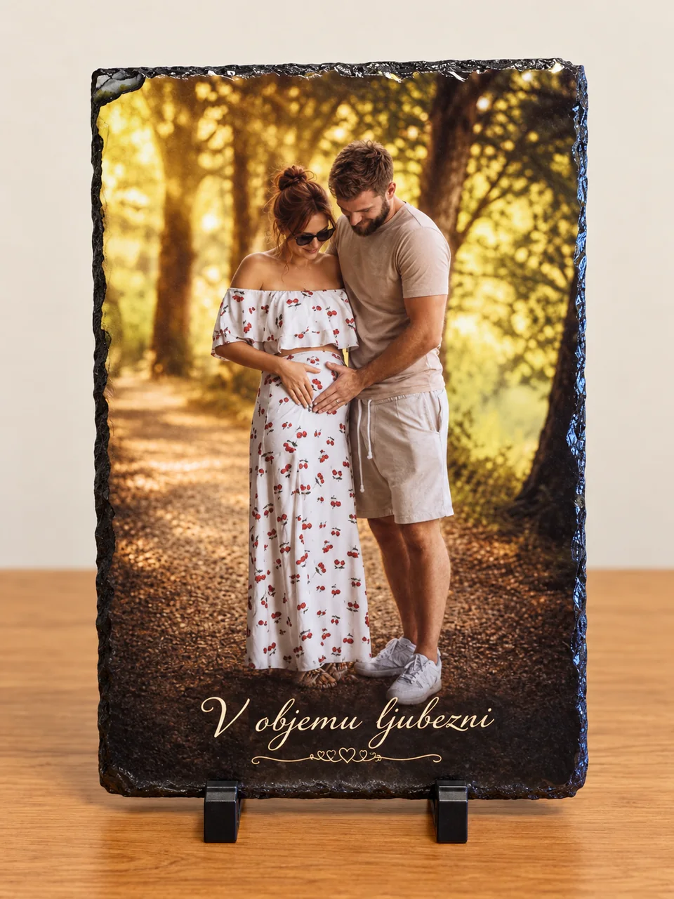 Foto keramična plošča s fotografijo izmišljenega para